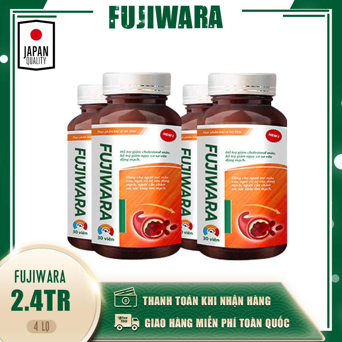 Fujiwara hỗ trợ giảm mỡ gan, mỡ máu