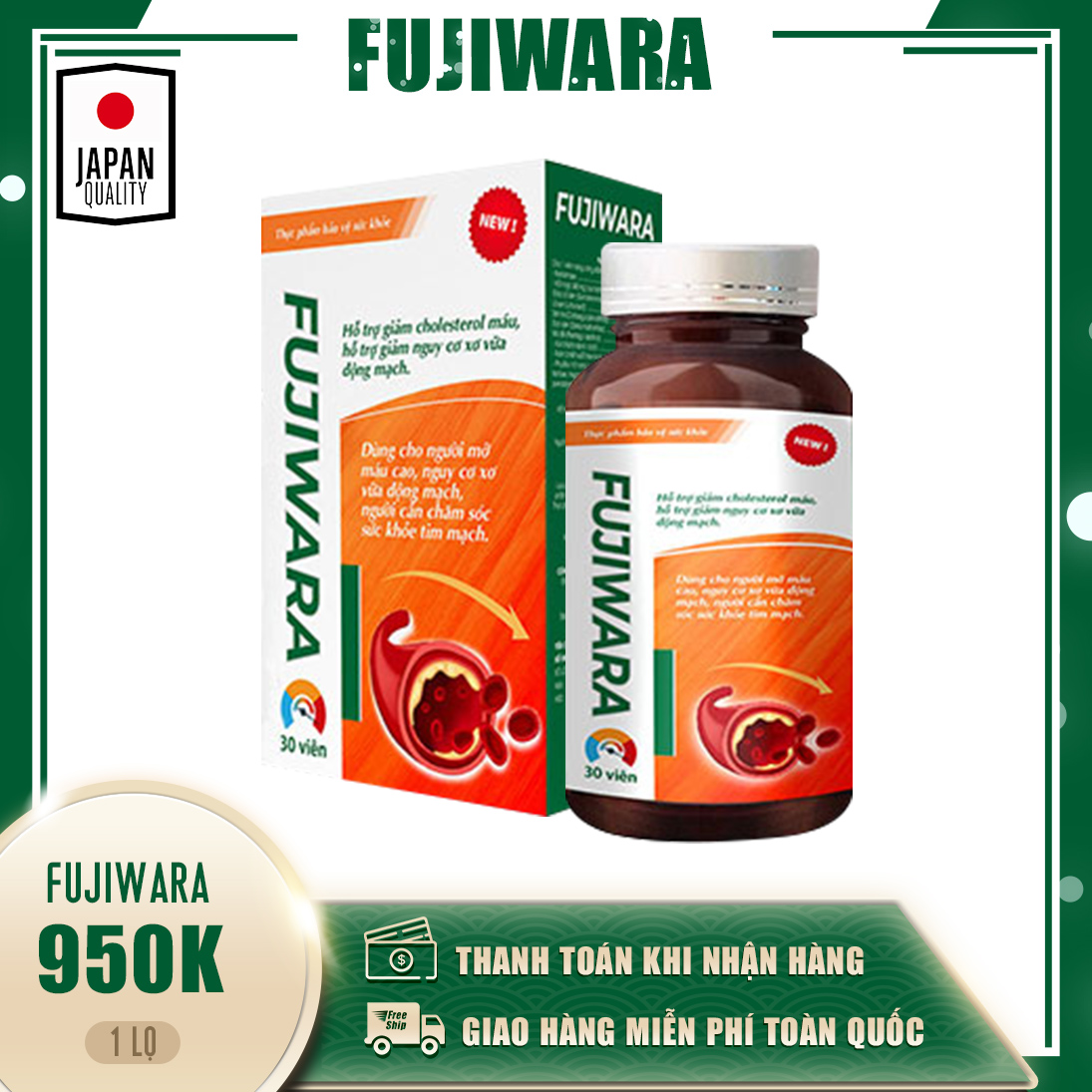 Fujiwara hỗ trợ giảm mỡ gan, mỡ máu