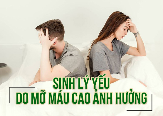 sinh lý yếu do mỡ máu cao